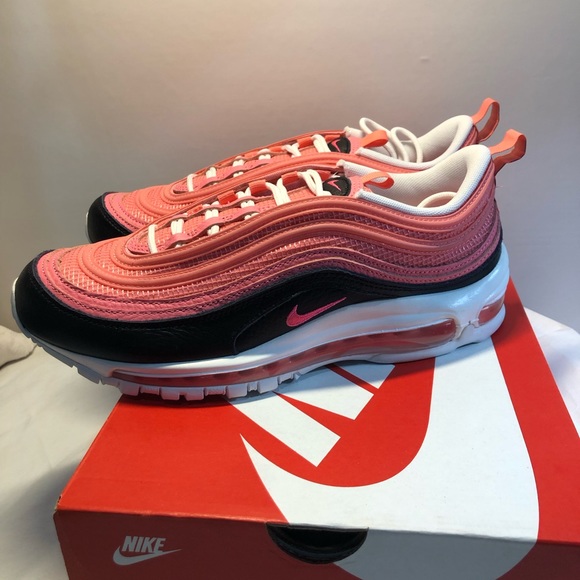 Nike Air Max 97 Pink Glaze Black Size 11 Women’s 9.5 Mens New - Picture 3 of 12
